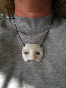 White Mask being worn